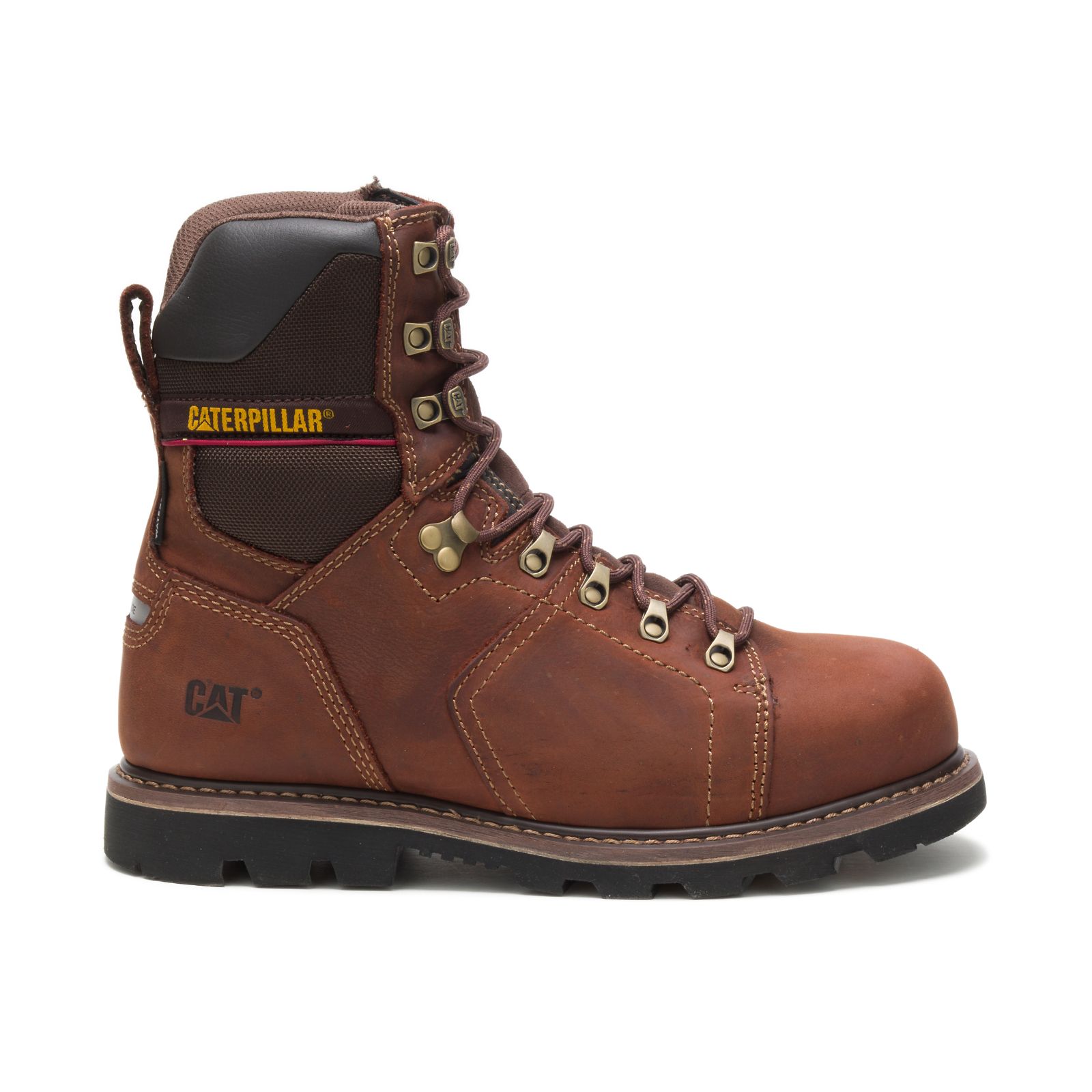 Caterpillar Alaska 2.0 8" Wasserdichte Thinsulate™ Steel Kappe Sicherheitsstiefel Herren Braun | DE-