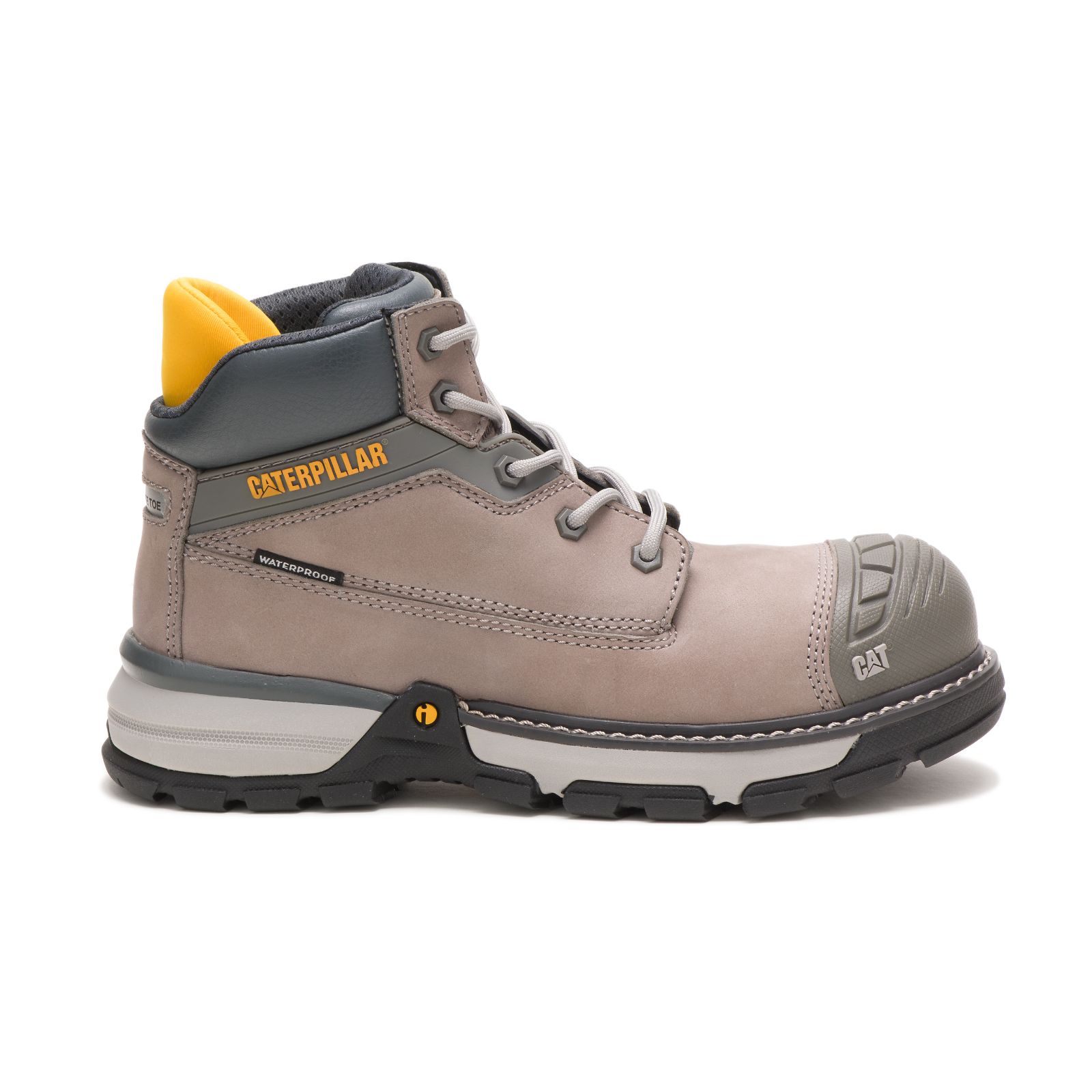 Caterpillar Excavator Superlite Wasserdichte Nano Kappe Arbeitsschuhe Damen Khaki | DE-012795