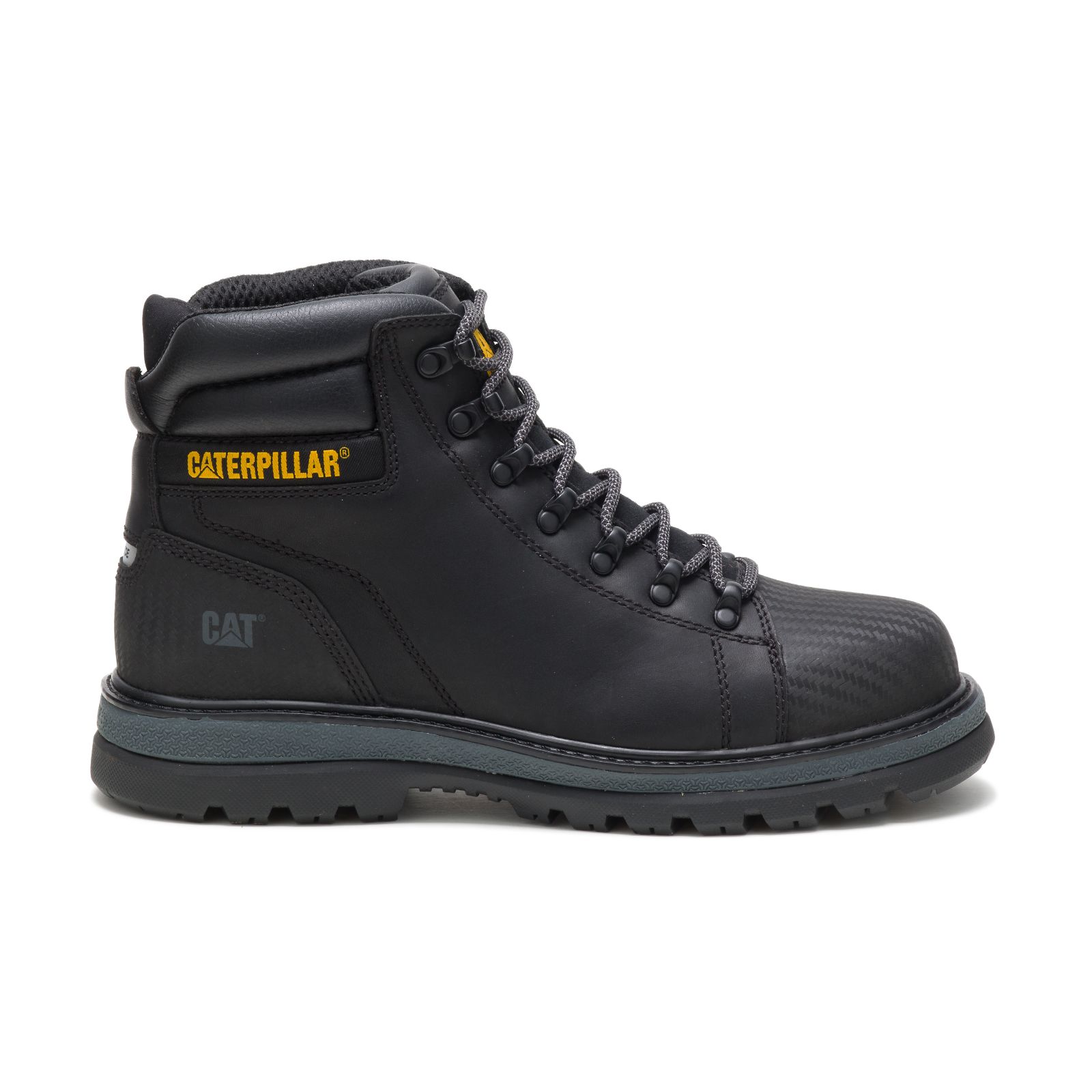 Caterpillar Foxfield Steel Kappe Arbeitsschuhe Herren Schwarz | DE-726458