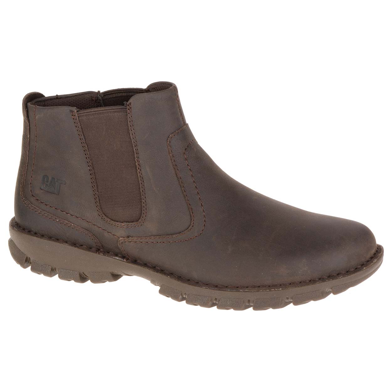 Caterpillar Hoffman Chelsea Stiefel Herren Schwarz Kaffee | DE-793145