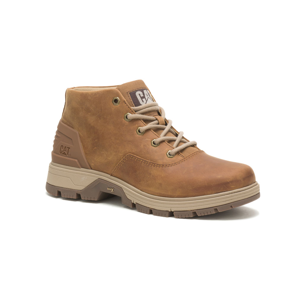 Caterpillar Leverage Chukka Stiefel Herren Dunkelbeige | DE-234198