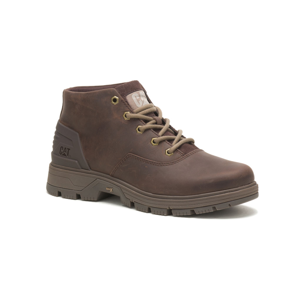 Caterpillar Leverage Chukka Stiefel Herren Dunkelbraun | DE-285394