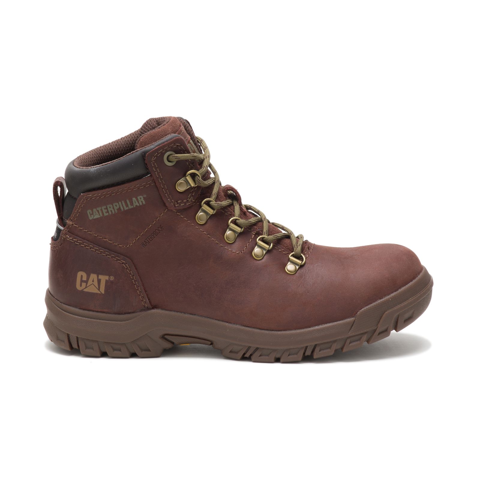 Caterpillar Mae Steel Kappe Wasserdichte Sicherheitsstiefel Damen Braun | DE-712364