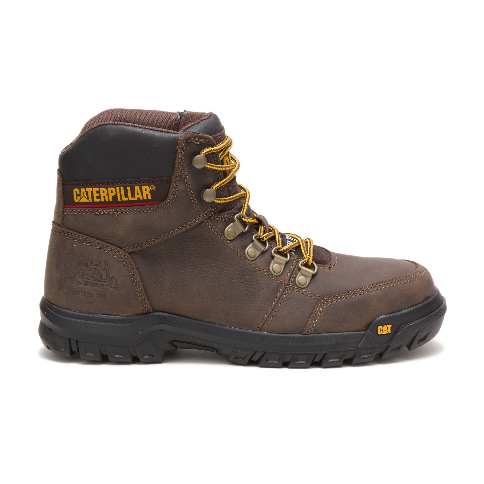 Caterpillar Outline Steel Kappe Arbeitsschuhe Herren Braun | DE-834721