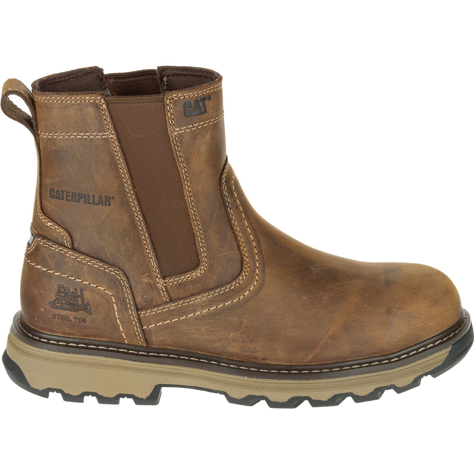 Caterpillar Pelton Steel Kappe S1p Hro Sra Arbeitsschuhe Herren Dunkelbeige | DE-497628