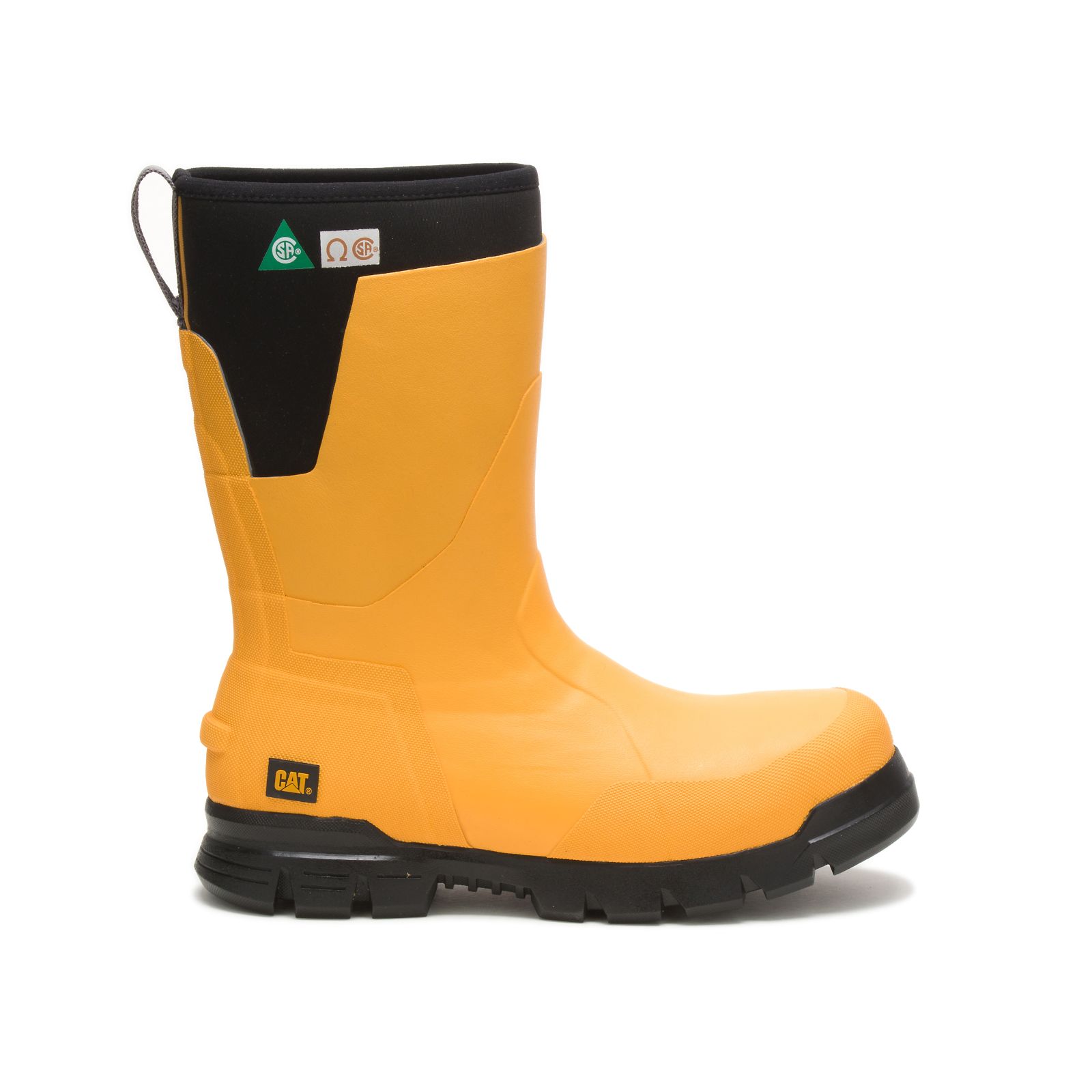 Caterpillar Stormers 11" Steel Kappe Csa Gummistiefel Damen Gelb | DE-321569