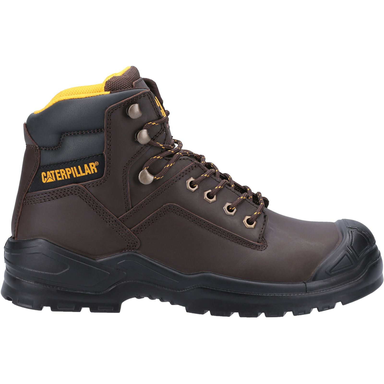 Caterpillar Striver Bump Steel Kappe S3 Src Arbeitsschuhe Herren Braun | DE-265849