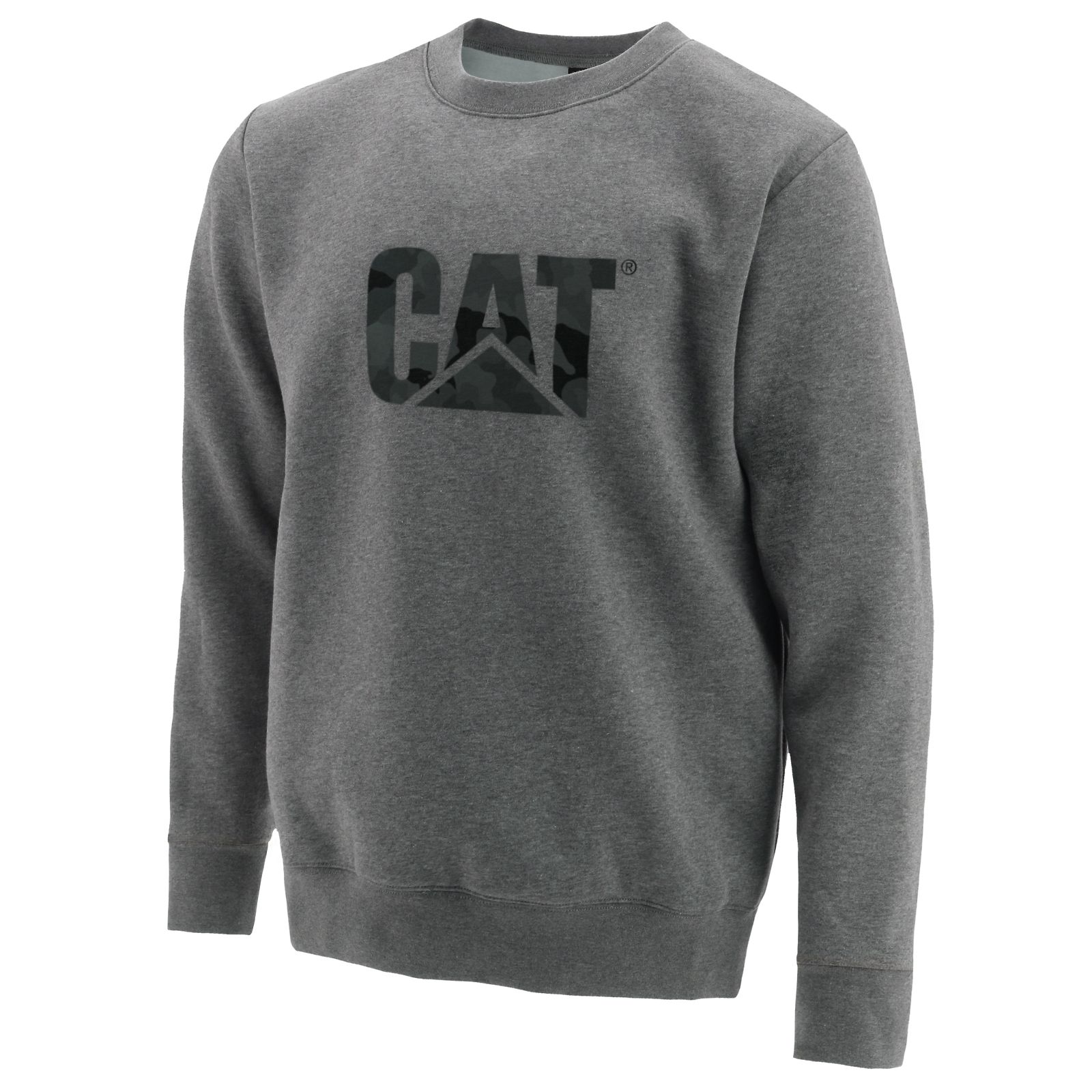 Caterpillar Trademark Logo Crewneck Sweatshirts Herren Grau | DE-642153