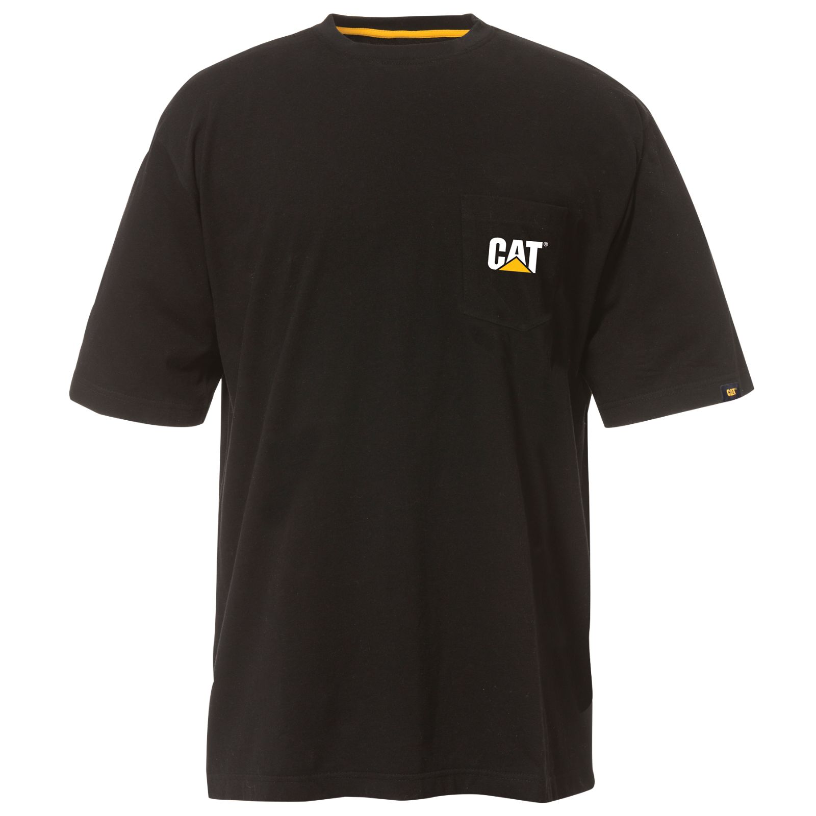 Caterpillar Trademark Pocket T-Shirts Herren Schwarz | DE-169328