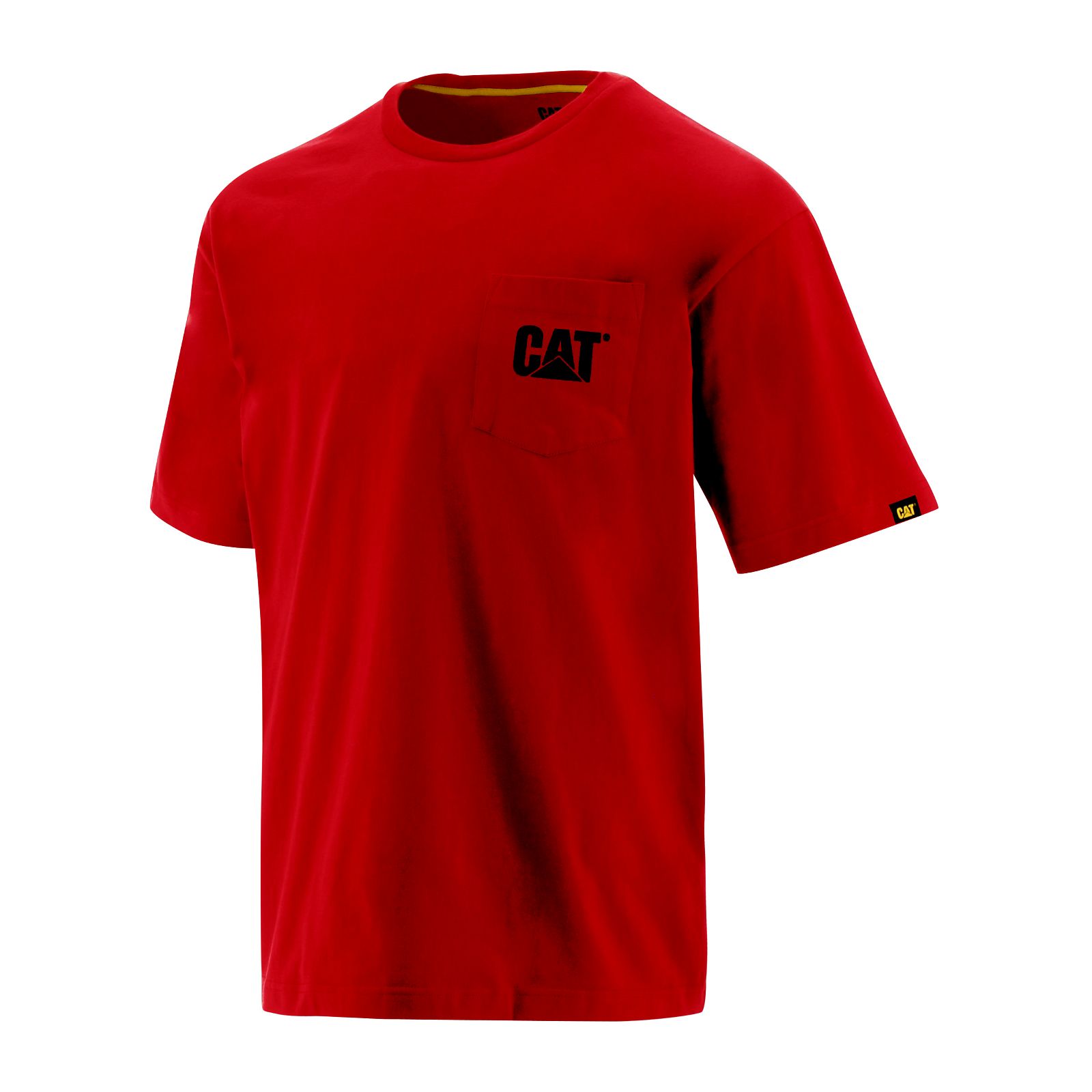 Caterpillar Trademark Pocket T-Shirts Herren Rot | DE-243809