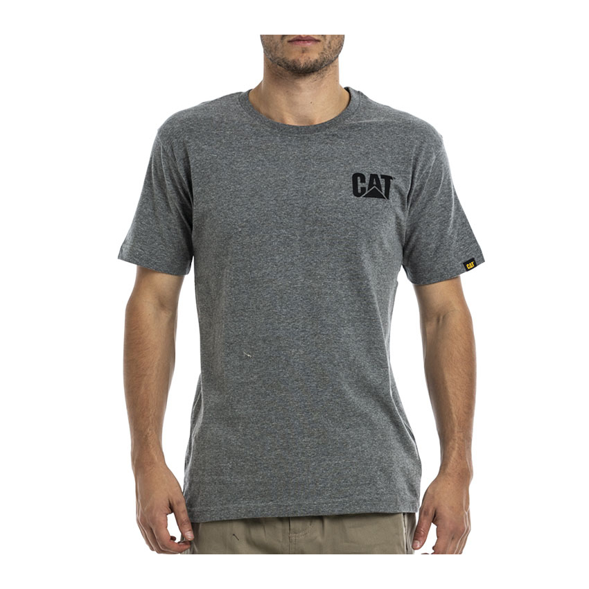 Caterpillar Trademark T-Shirts Herren Grau | DE-821753