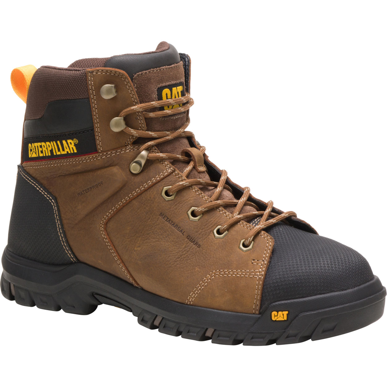 Caterpillar Wellspring Sicherheitsschuhe Herren Braun | DE-438590